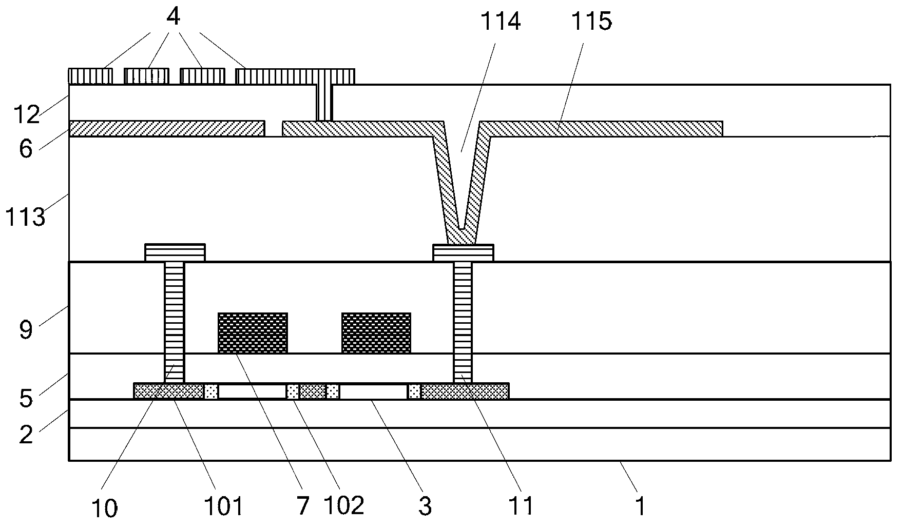 Liquid crystal display device, polysilicon array substrate and manufacturing method