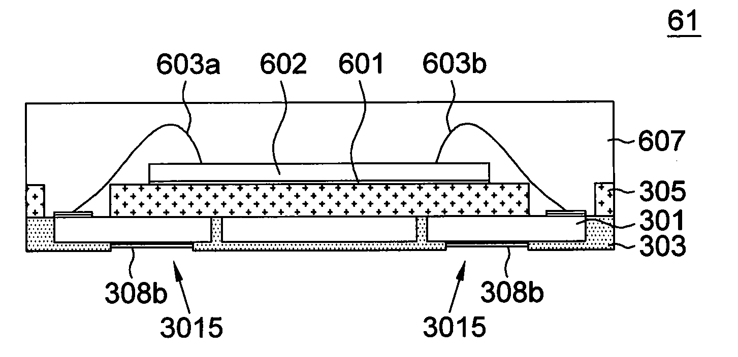 Substrate having embedded single patterned metal layer, and package applied with the same, and methods of manufacturing of the substrate and package