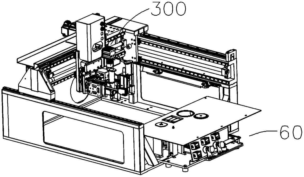 Double-valve built-in weighing type precise dispensing device