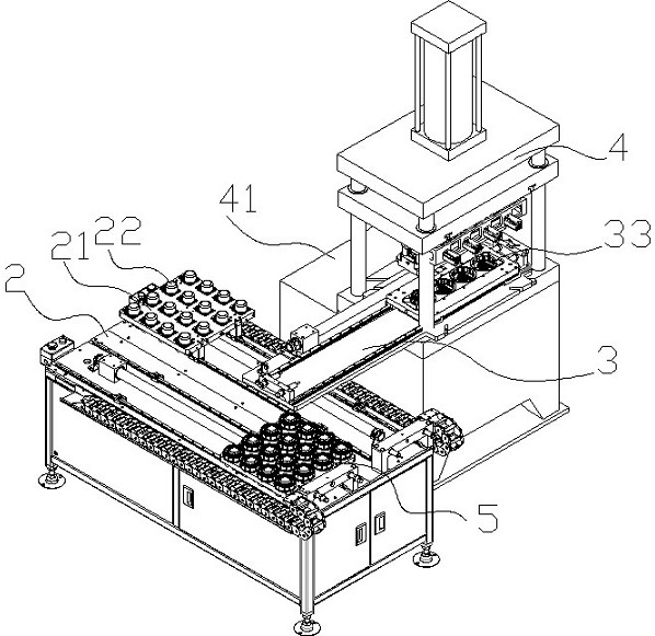 Automatic aligning mechanism and automatic aligning device