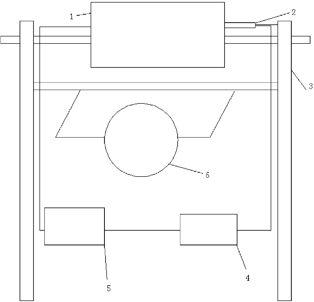 Lifting device for woven bag of circular weaving machine