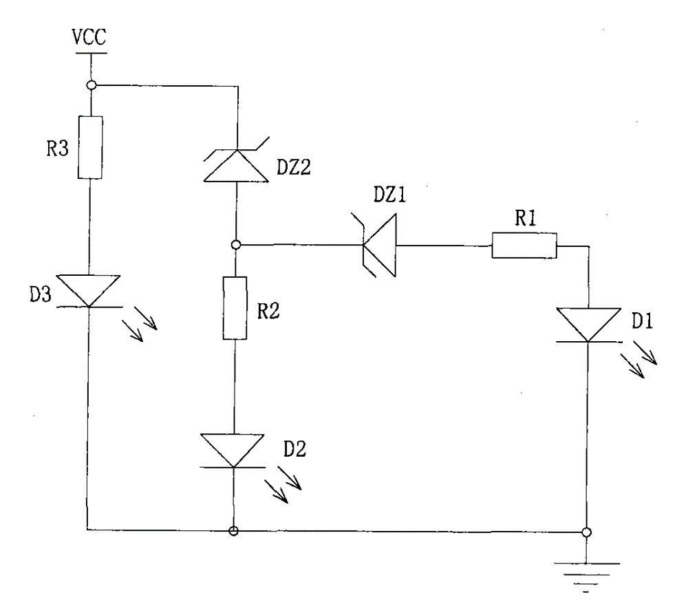 Electric sprayer special-purpose voltmeter circuit