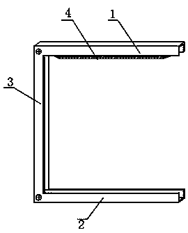 Automatic door derail-preventing rail