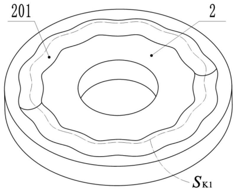 Three-string oscillating tooth transmission mechanism and speed reducer thereof