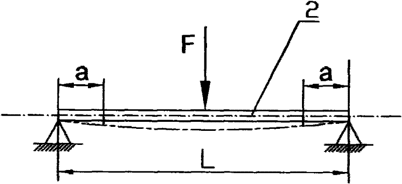 Small measuring range force transducer and method thereof for indirect measuring axle load