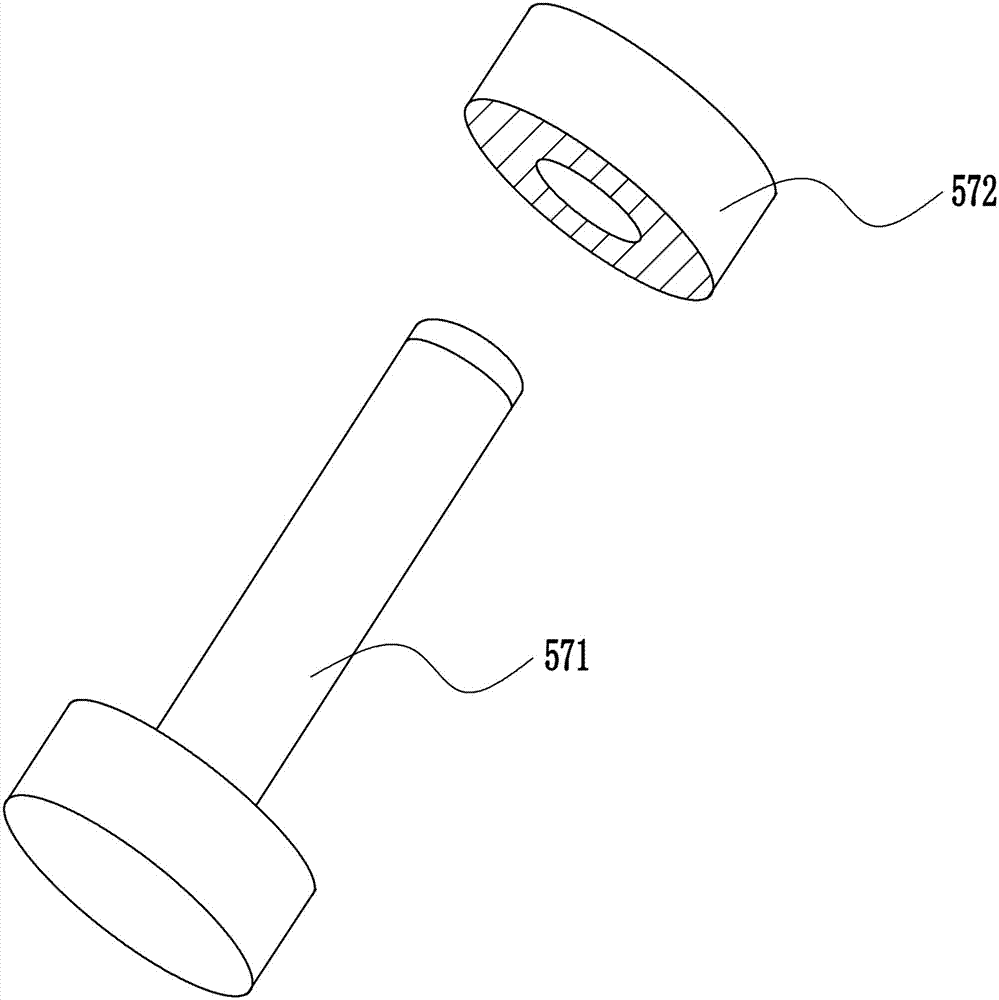 Fast cutting off device for hardware parts