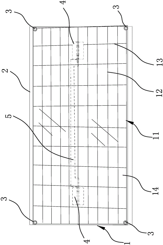 Grille screen and method for detecting bricklaying mortar plumpness through grille screen