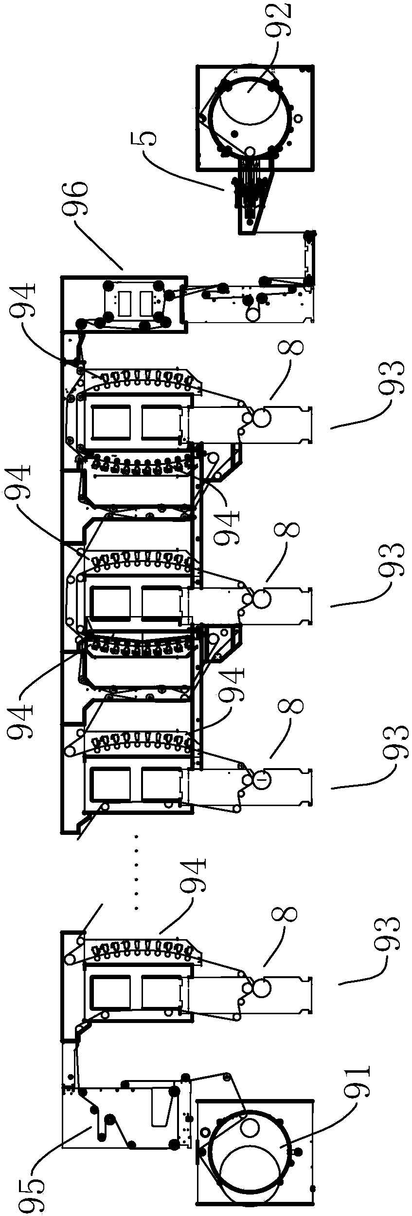 A high-speed printing machine for energy saving and emission reduction