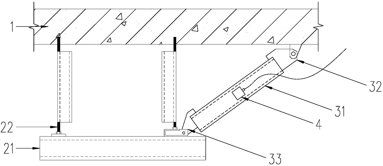 Seismic performance abnormality positioning method for seismic support hangers of subway project