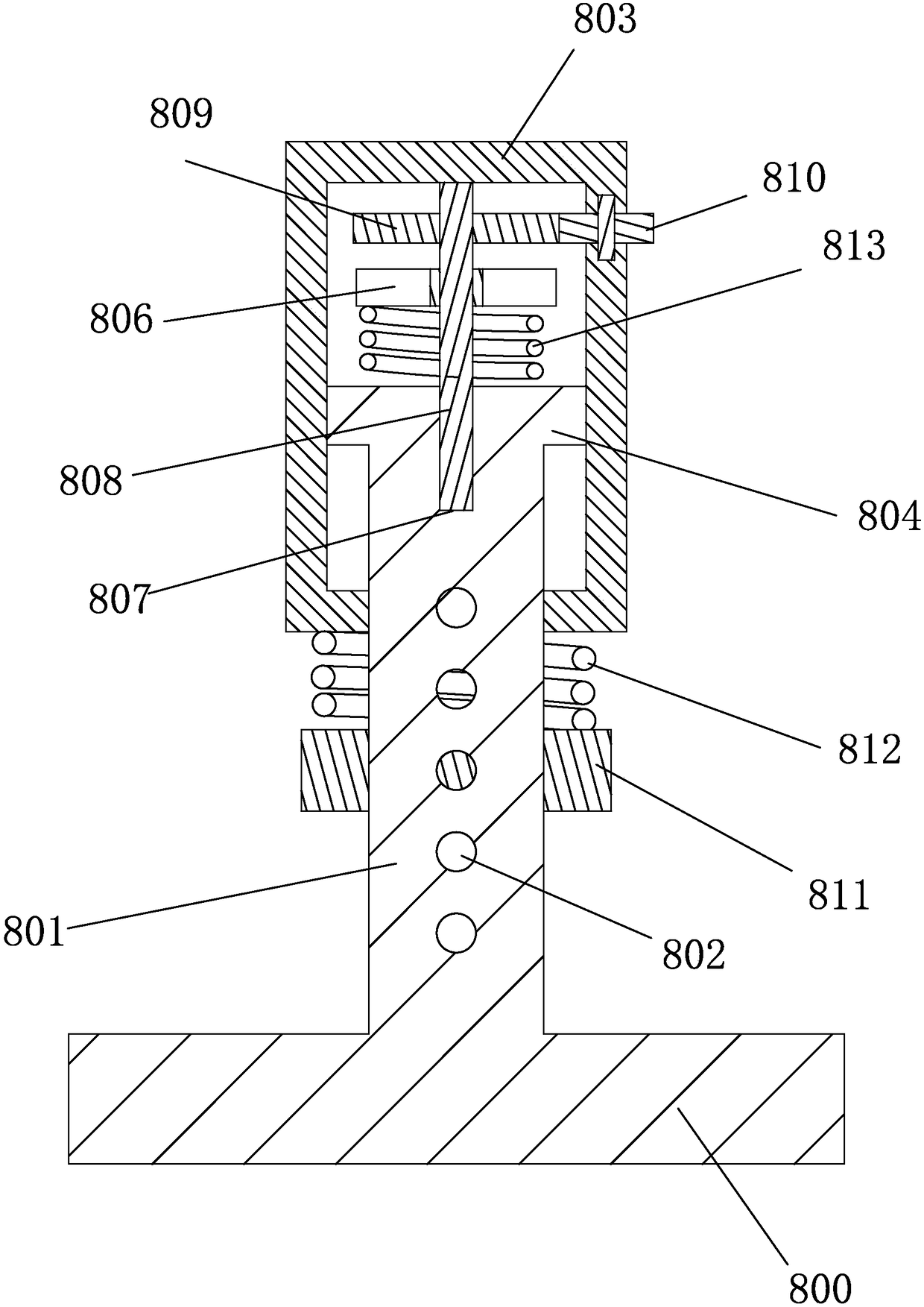 Conveniently used accounting voucher binding device