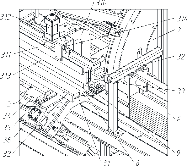 A high-frequency multi-station door pocket line processing device