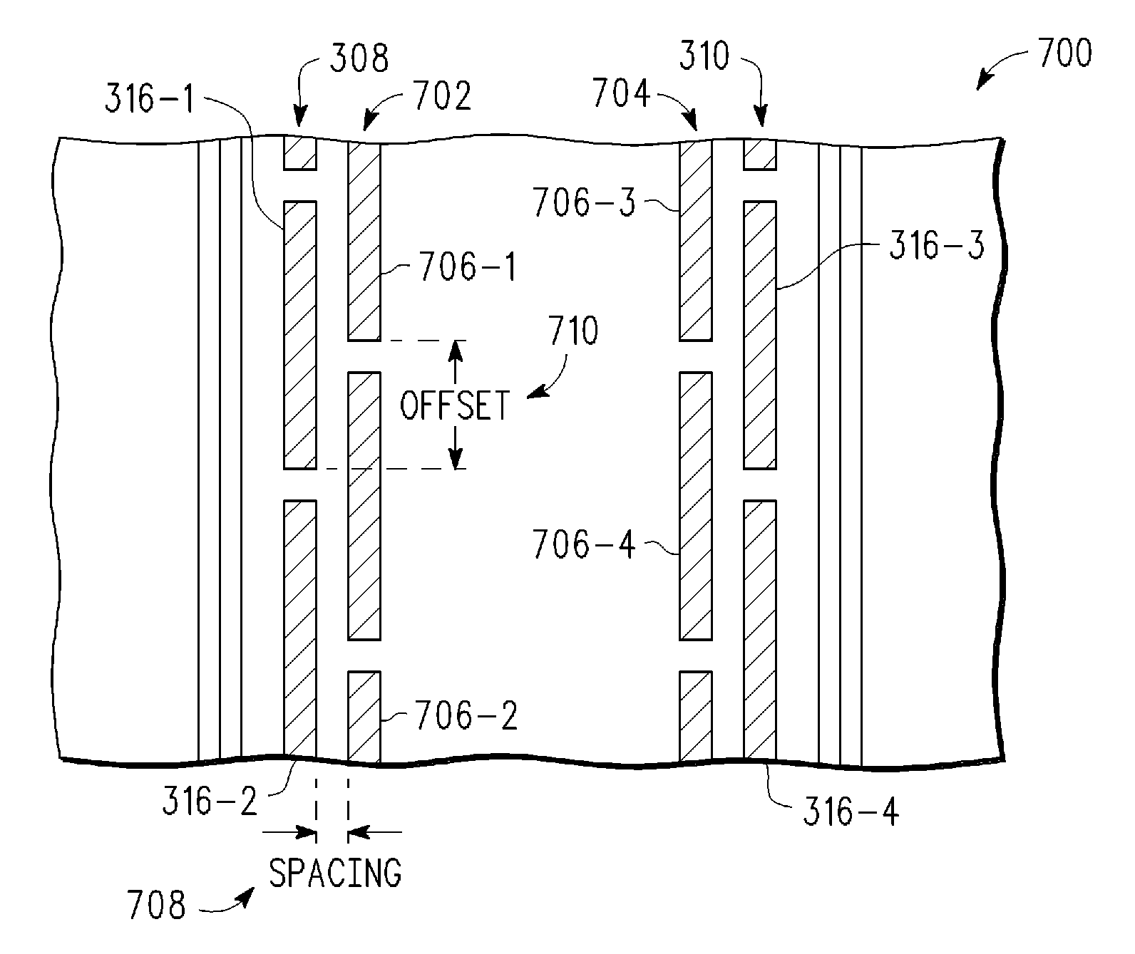 Semiconductor wafer with improved crack protection