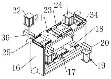 Tapping device at the end of a c-shaped elbow