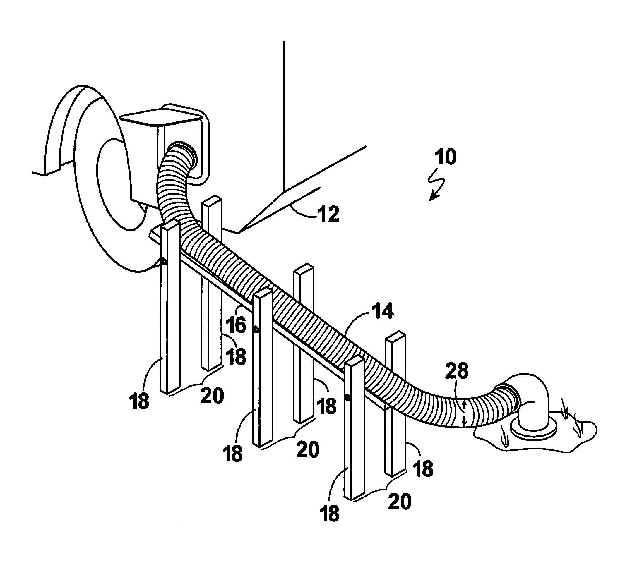 Hose landing system kit RVS and the like