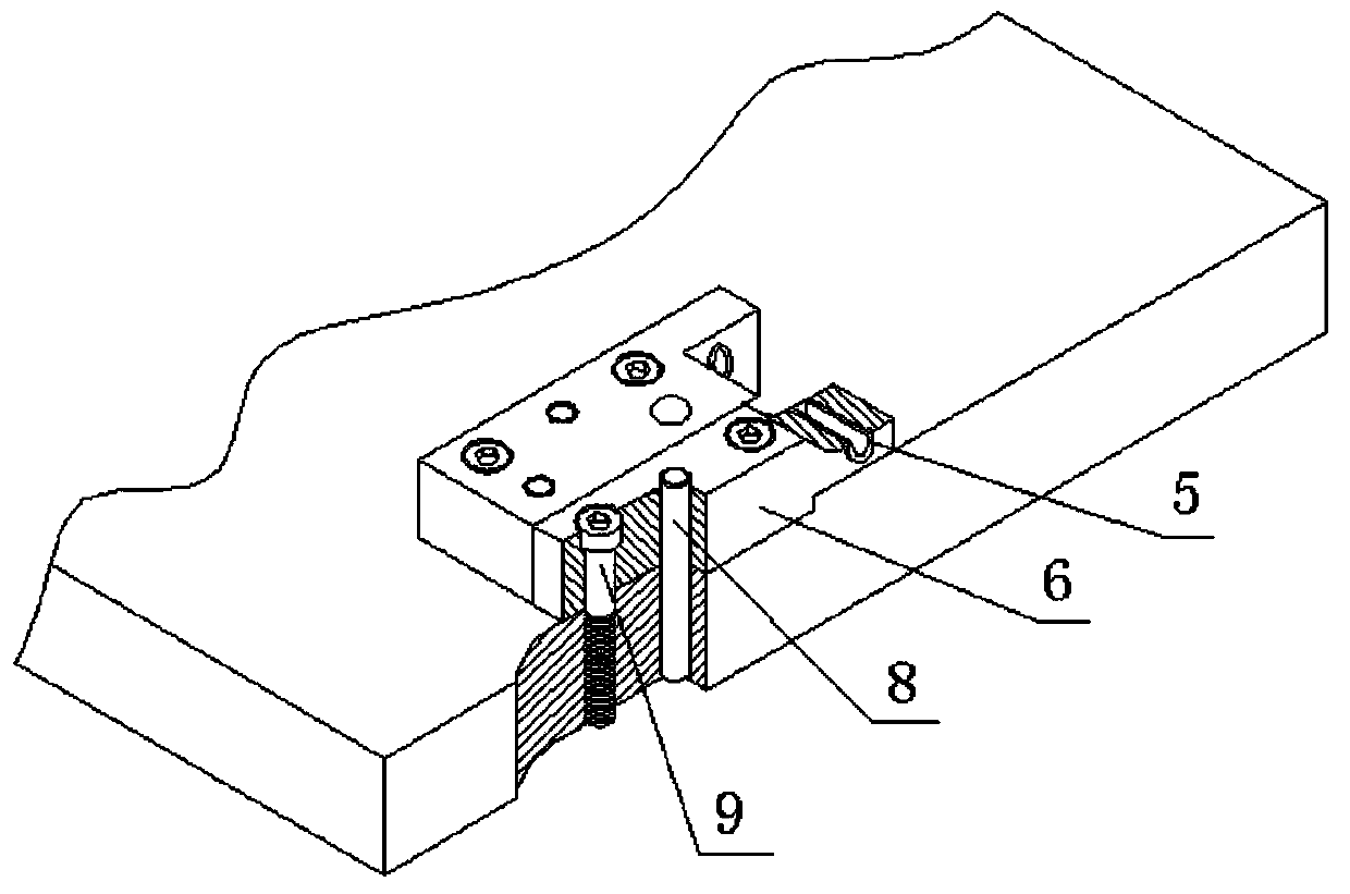 A hinged part drilling jig