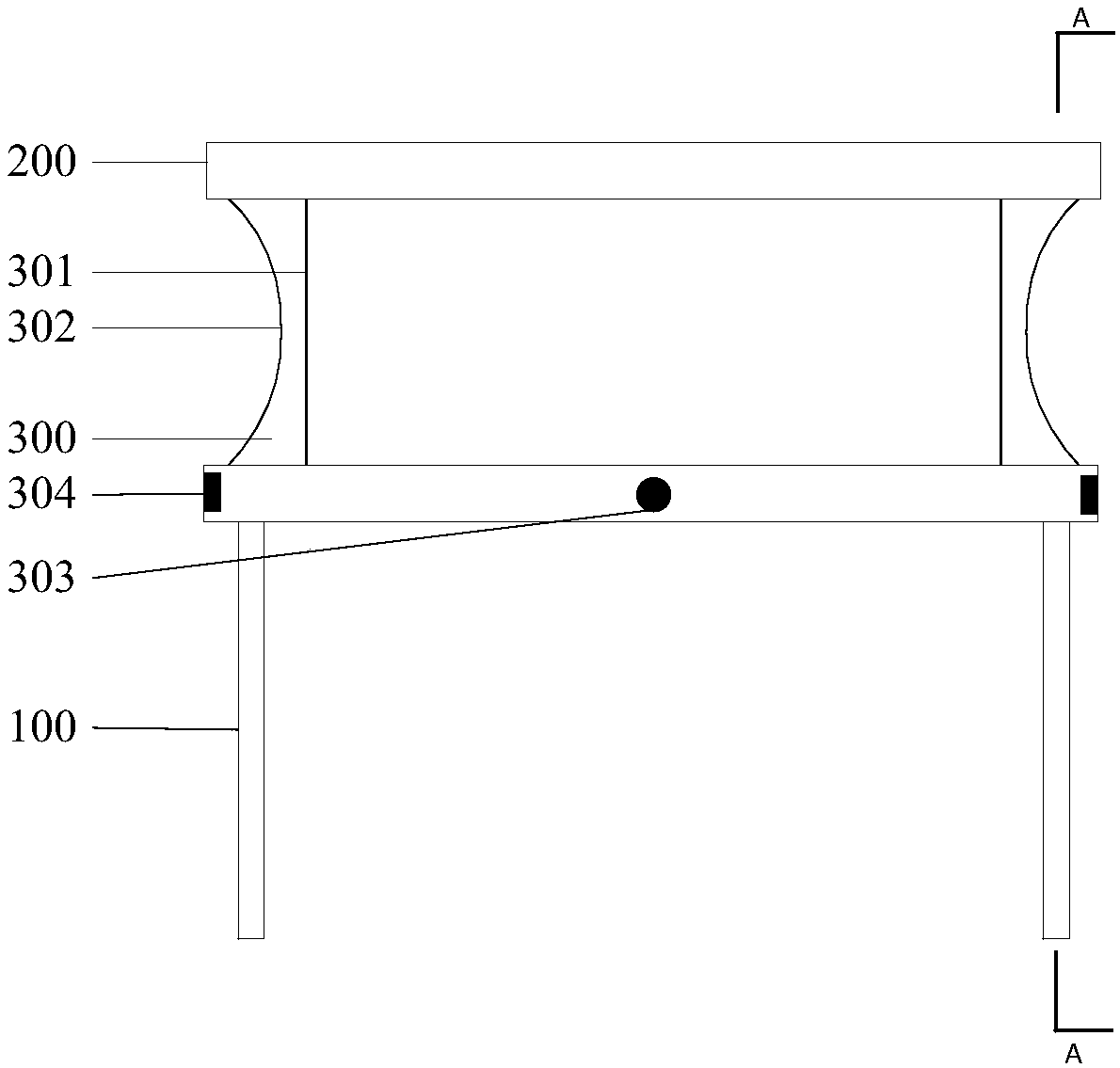 Outdoor electronic display device capable of rotating to avoid wind