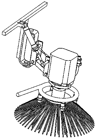 Solar photovoltaic assembly wiping mechanism