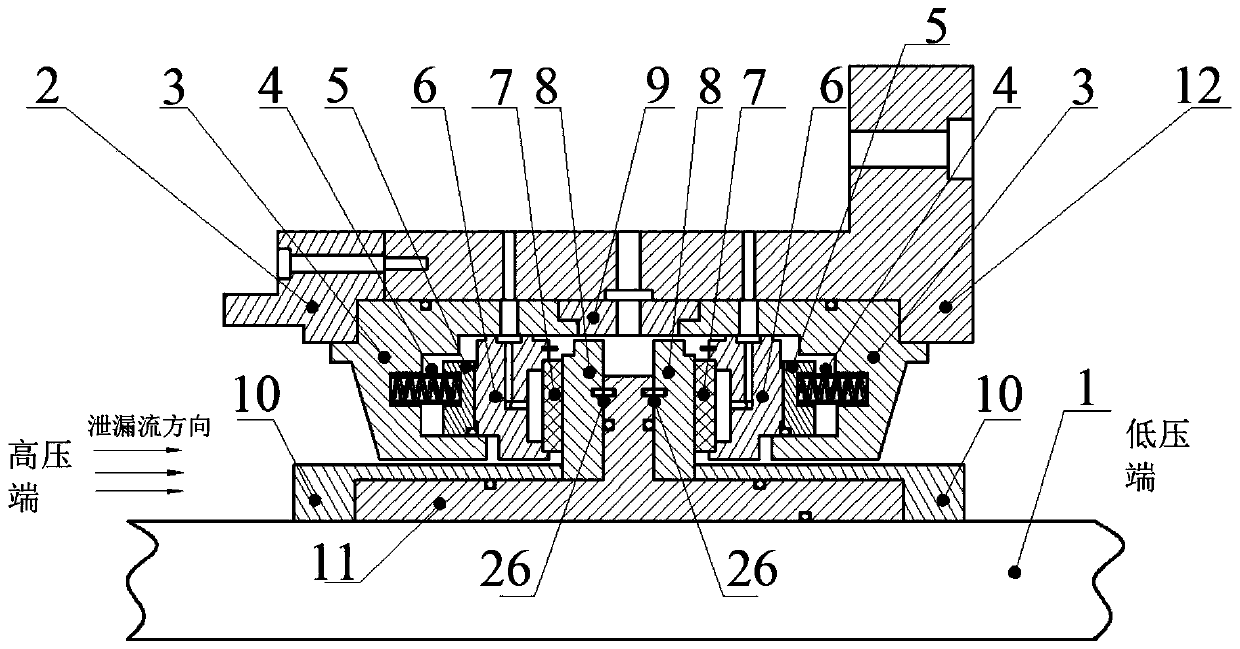 A dynamic and static pressure mixed lubrication end face seal structure