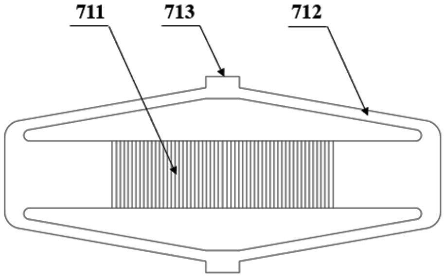 Piezoelectric thread driving type one-dimensional positioning platform