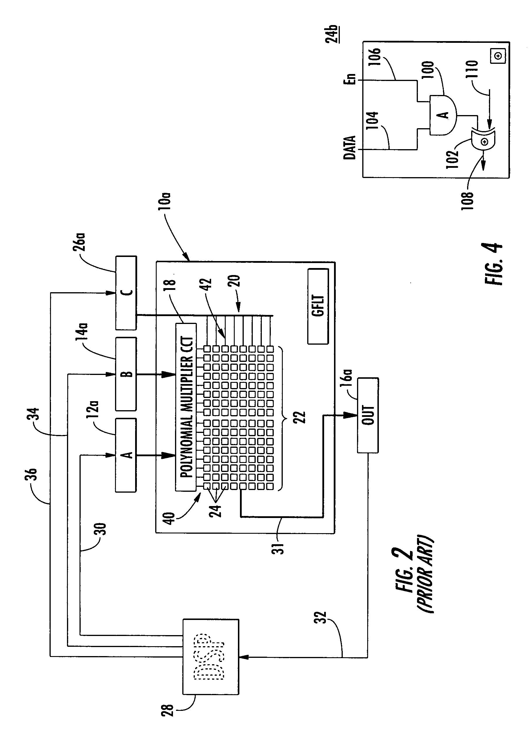 Compound galois field engine and galois field divider and square root engine and method
