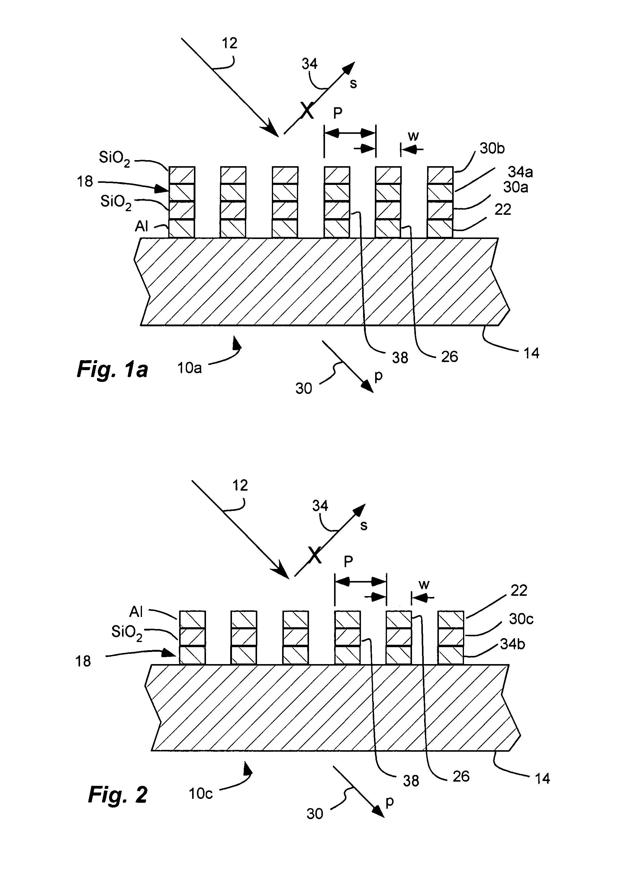 Selectively absorptive wire-grid polarizer