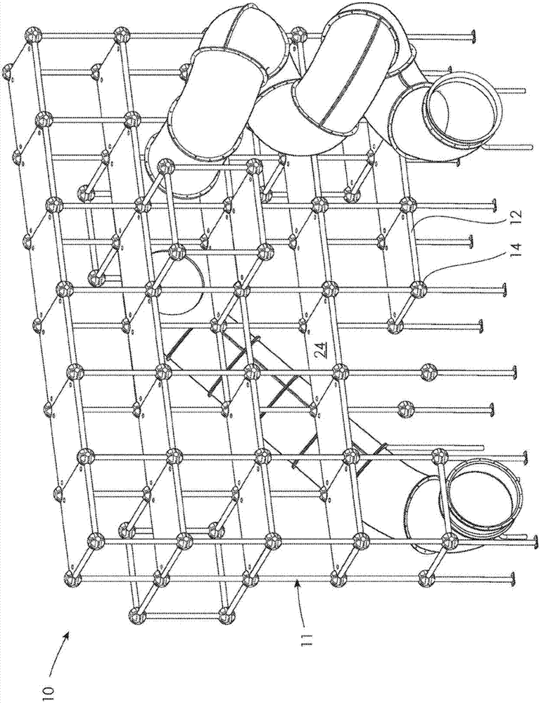 A modular playground apparatus