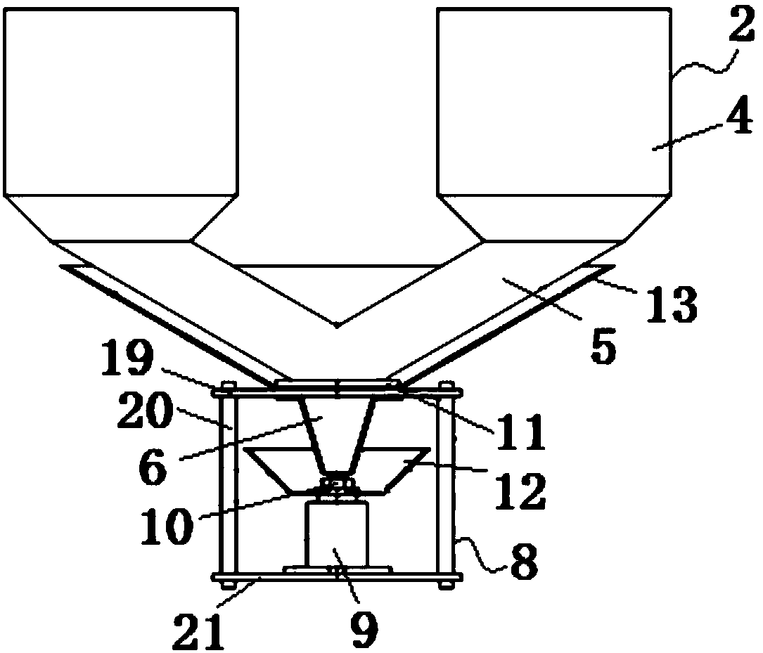 A single-rotor unmanned helicopter for throwing granules