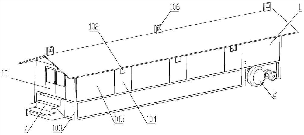 Movable livestock and poultry house