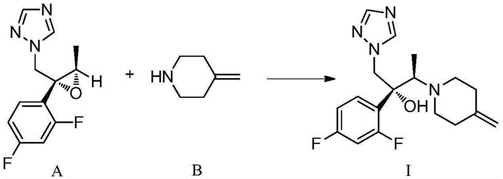 Method for preparing efinaconazole intermediate