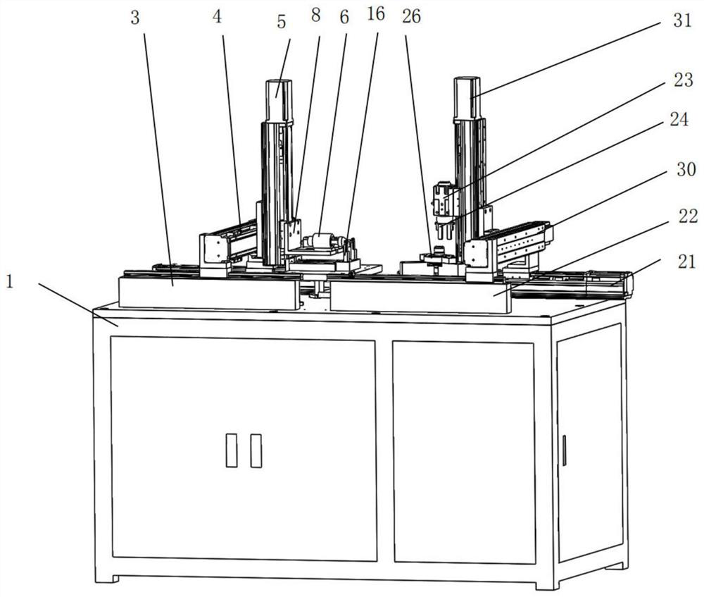 Automatic efficient magnetic steel sheet pasting device for rotor