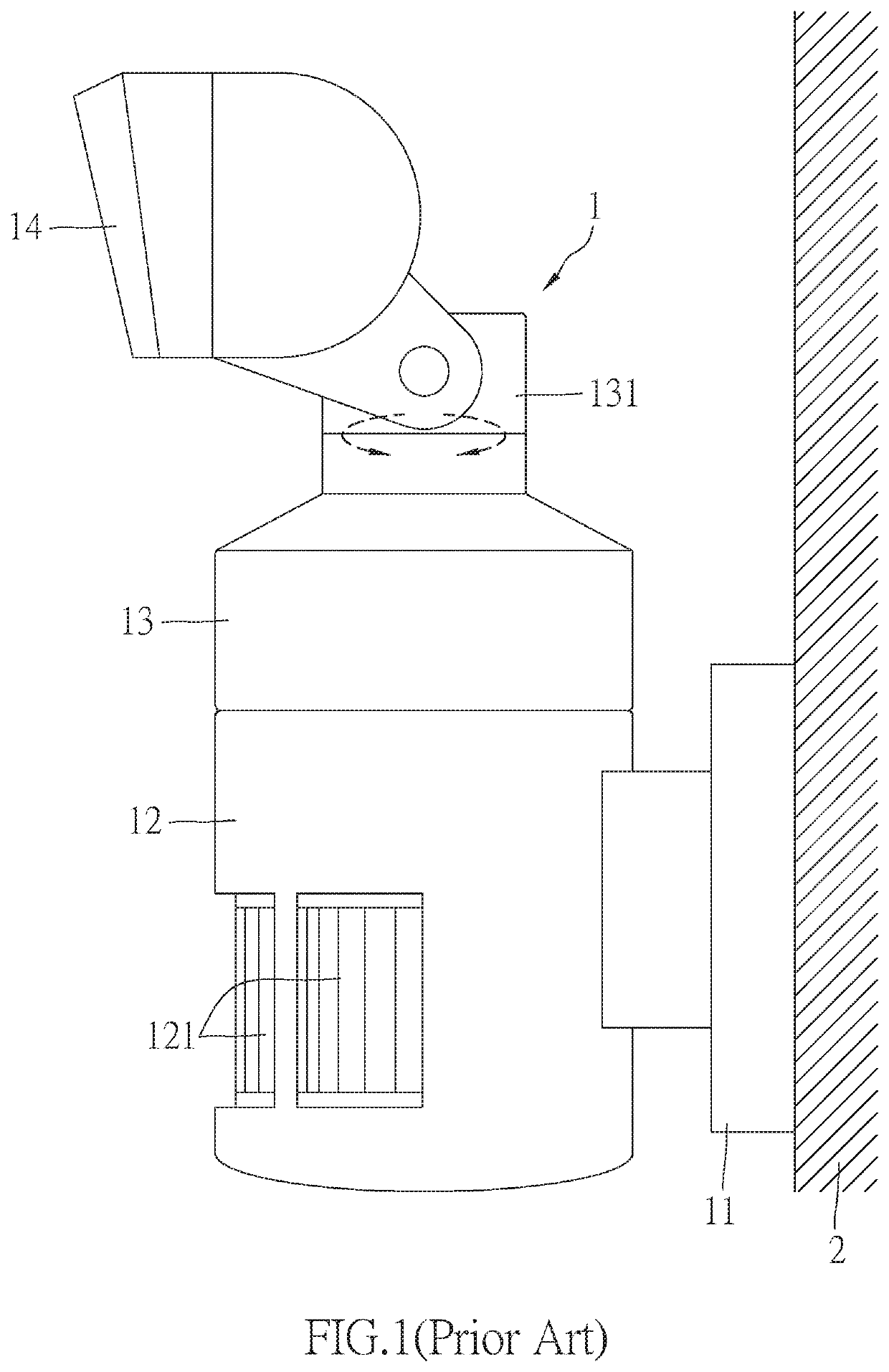 Inductive illumination structure of lighting device