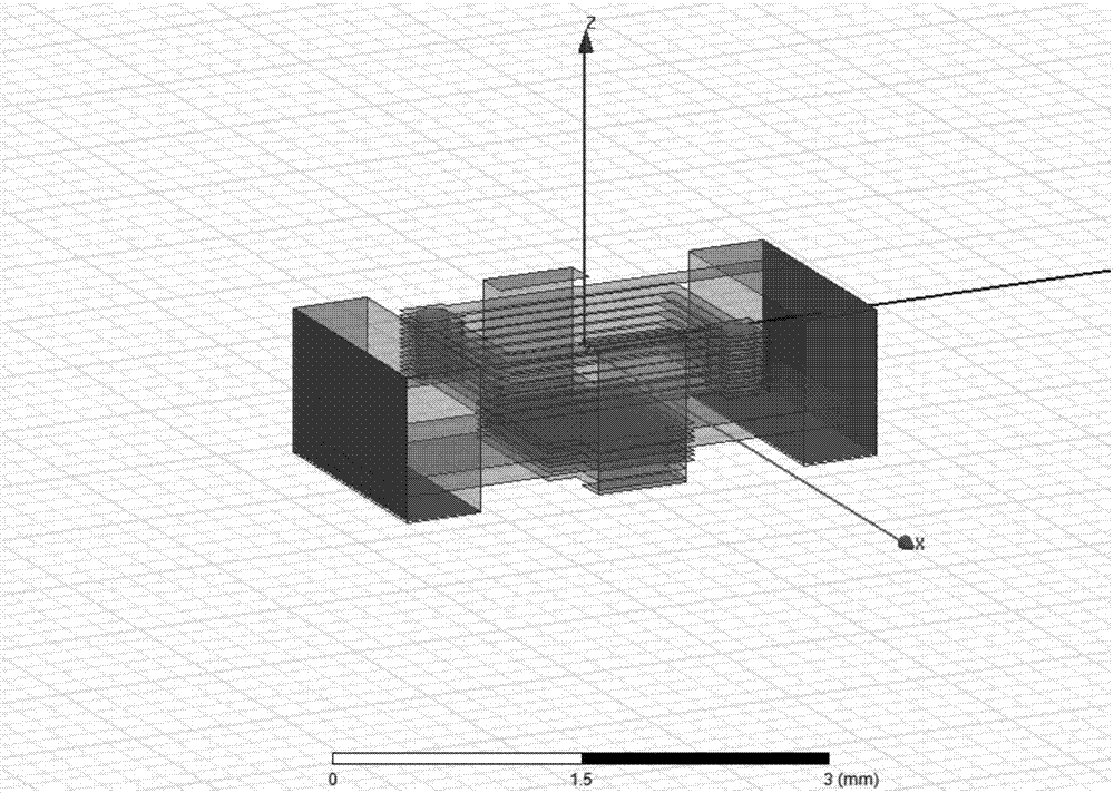 Preparation method of multilayer heterogeneous ceramic high temperature co-fired LC filter