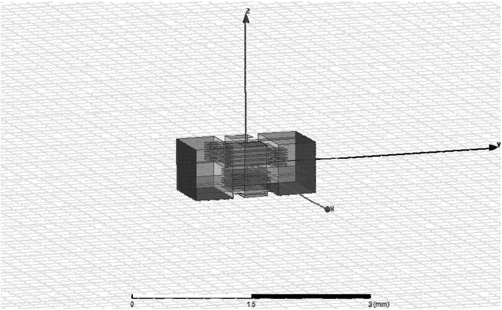 Preparation method of multilayer heterogeneous ceramic high temperature co-fired LC filter