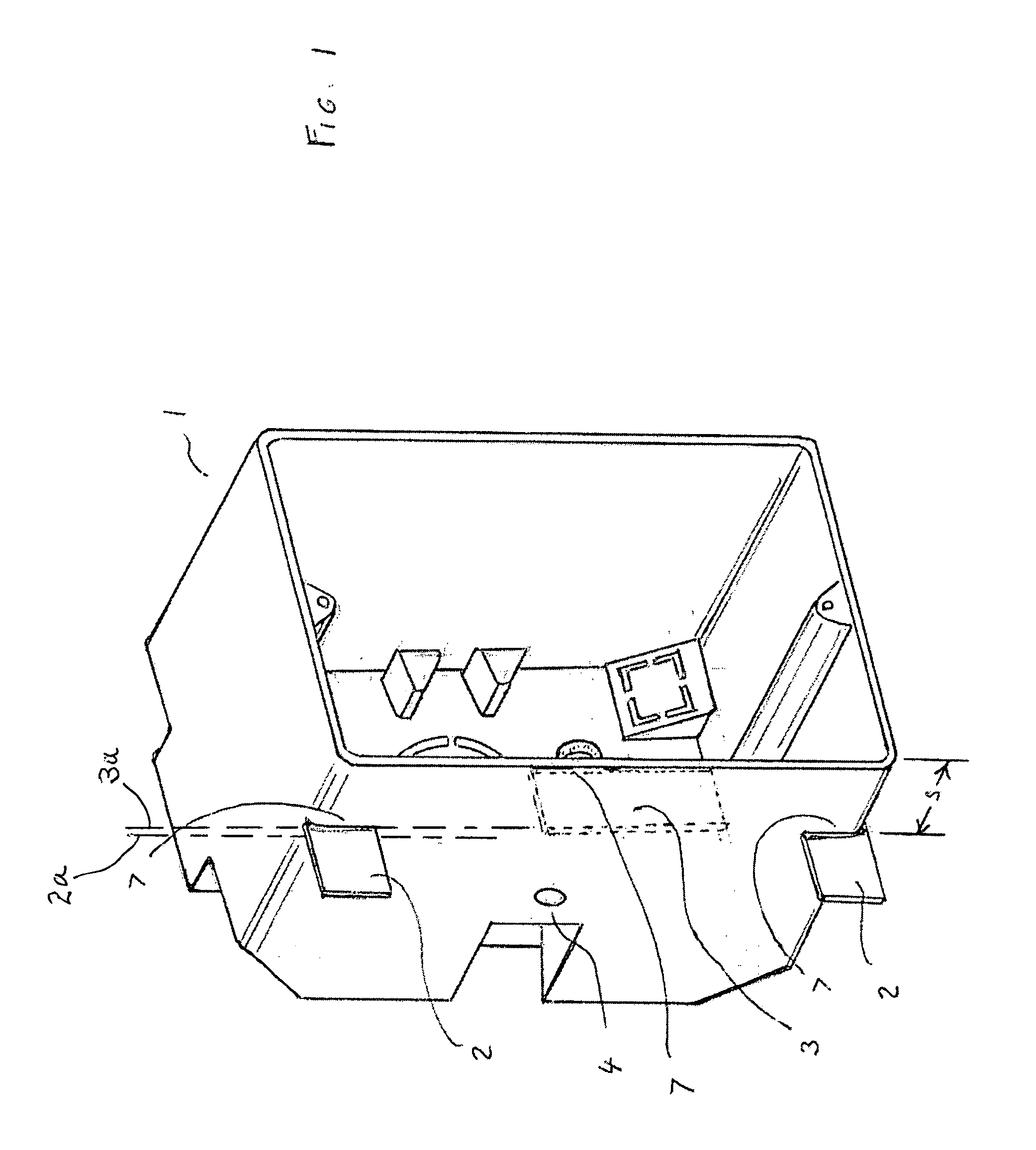 Electrical box for single fastener attachment