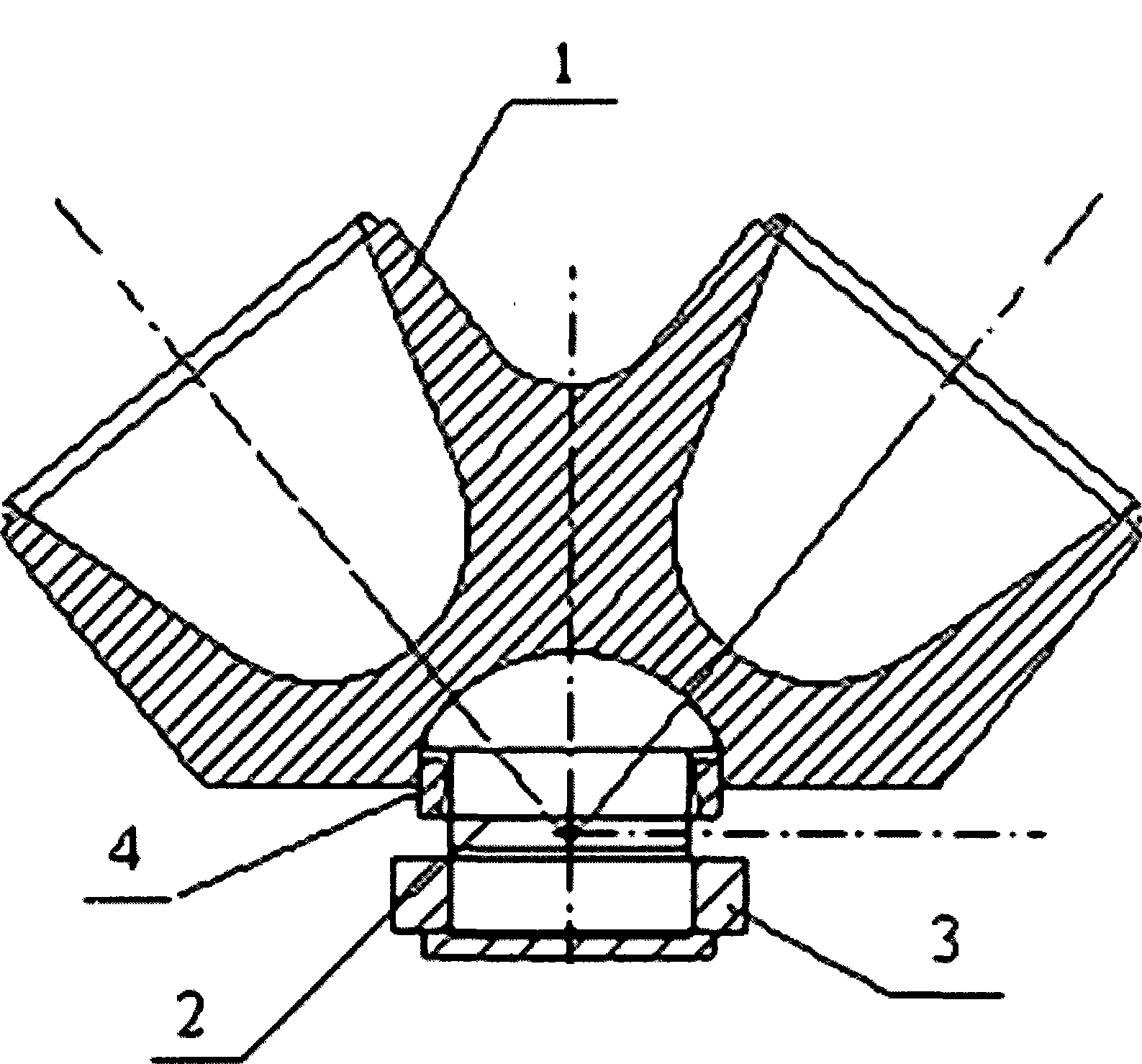 Cast steel ball hinged support