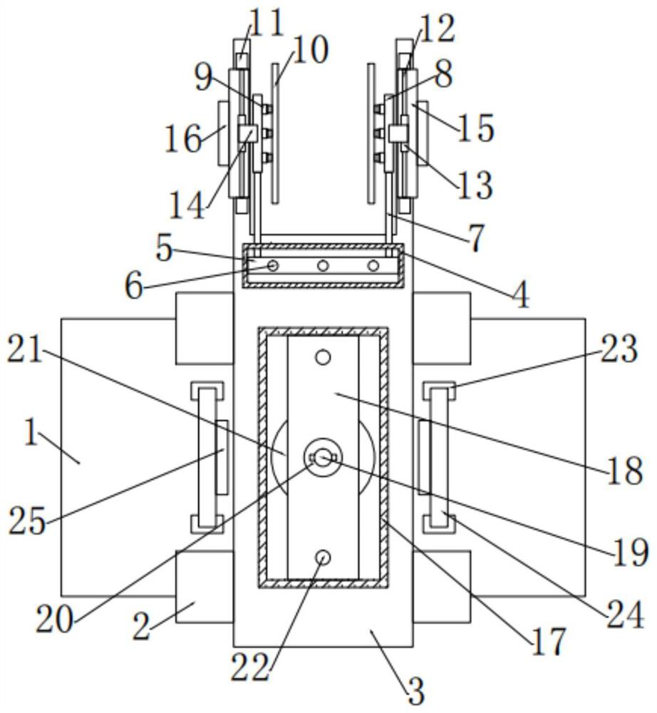 Municipal engineering landscaping seedling planting device