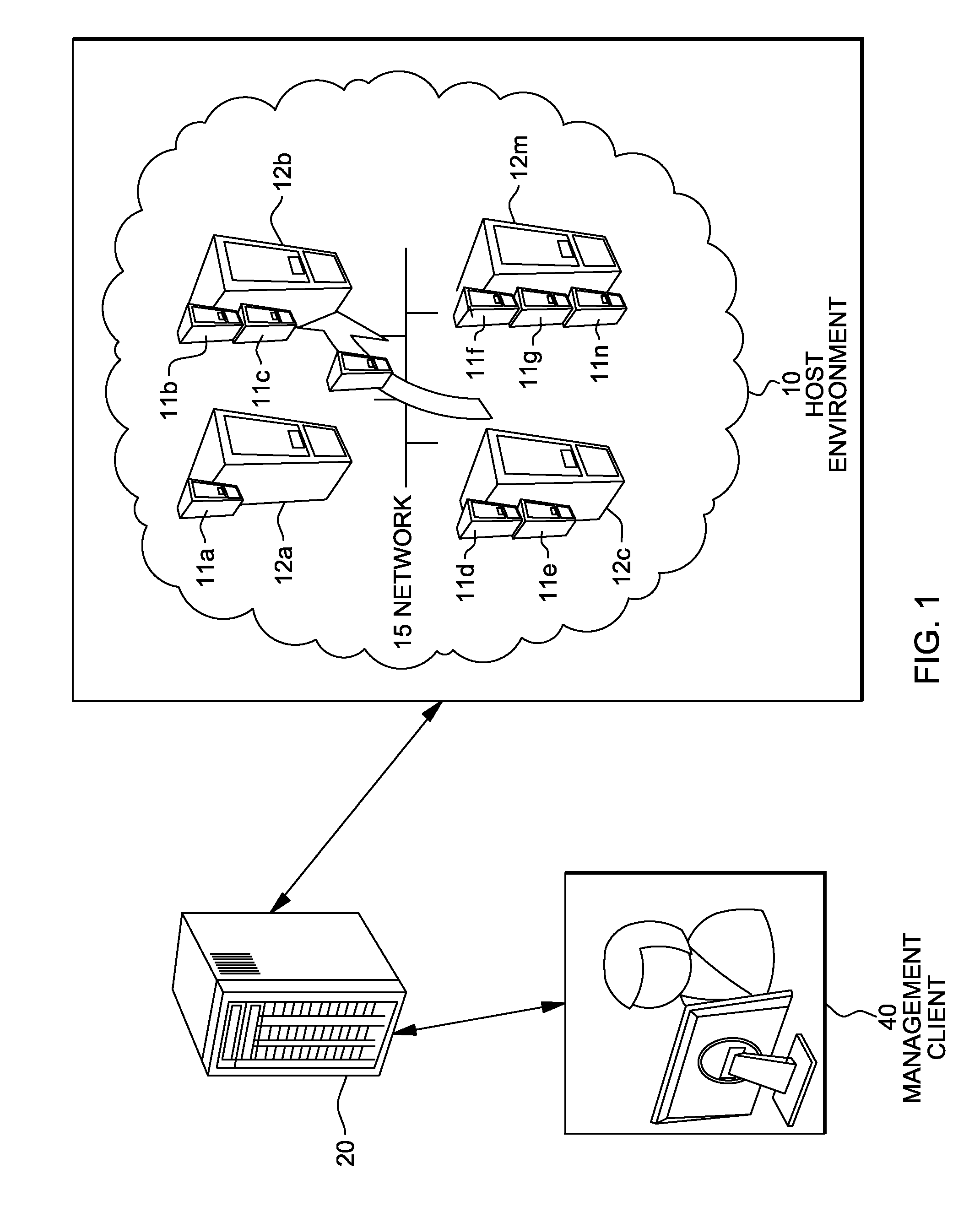 System and method for deploying virtual machines in a computing environment