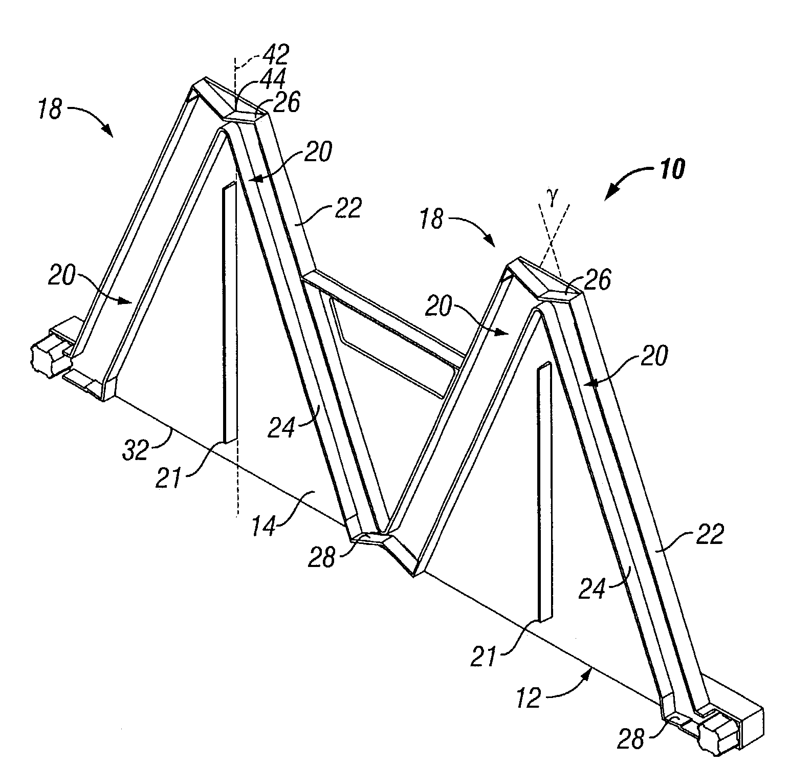 Filter frame and assembly