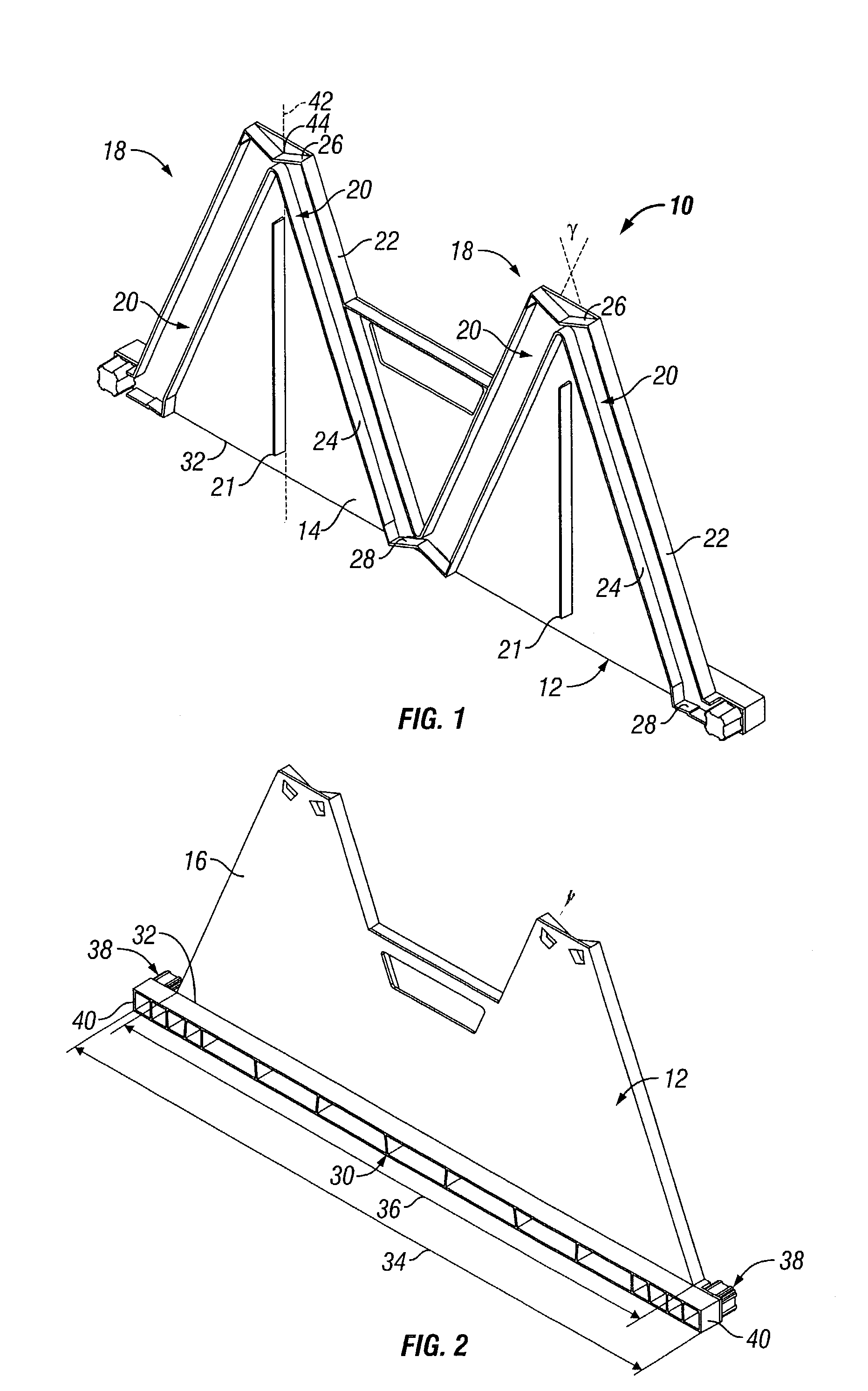 Filter frame and assembly