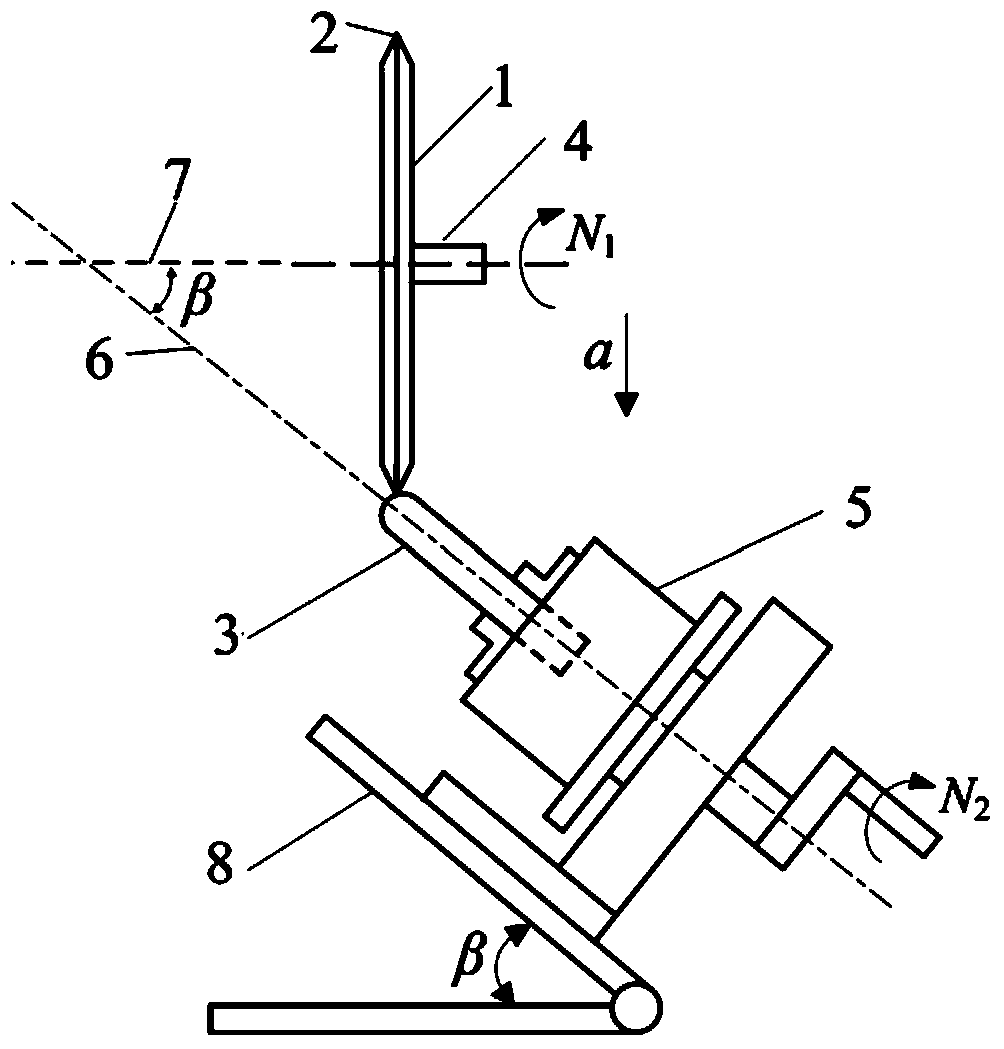 Manufacturing method of spherical milling cutter with micro-cutting milling blade array structure