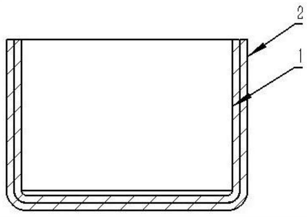 Gallium oxide crystal growth method and combined crucible for growing gallium oxide crystals