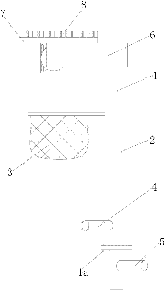 Grape collecting device