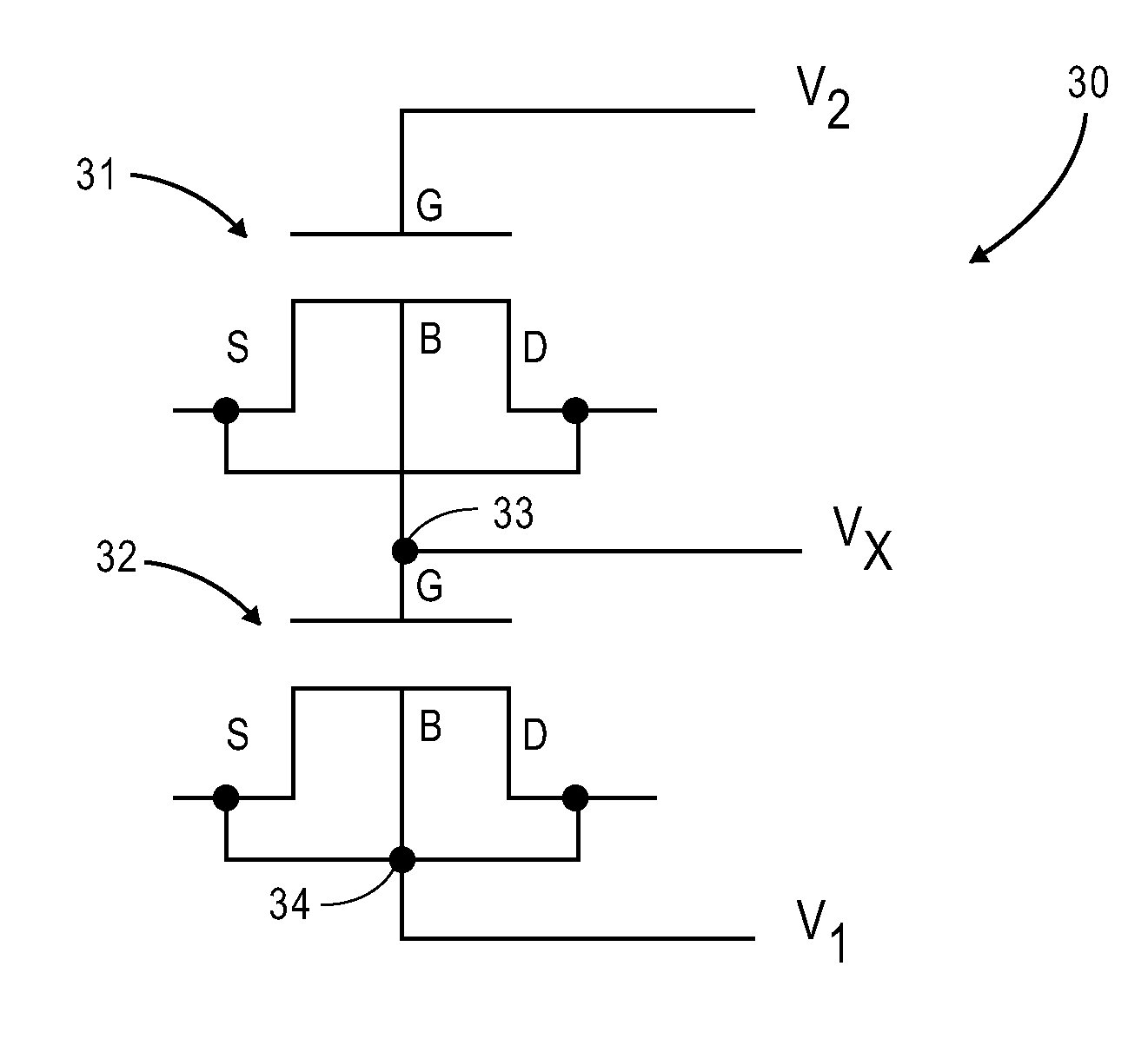 Mos capacitor structure and linearization method for reduced variation of the capacitance