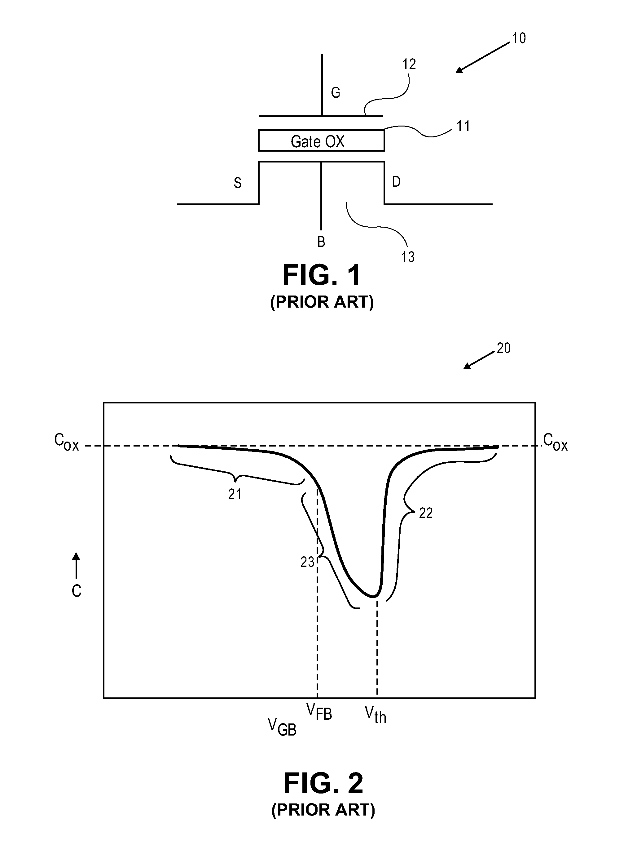 Mos capacitor structure and linearization method for reduced variation of the capacitance