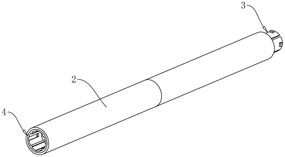 Cold-rolled steel pipe capable of being conveniently preliminarily positioned and assembled and spraying equipment