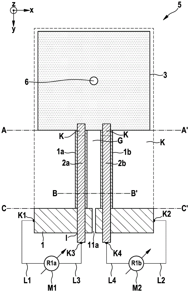 Piezoresistive micromechanical sensor device and corresponding measurement method