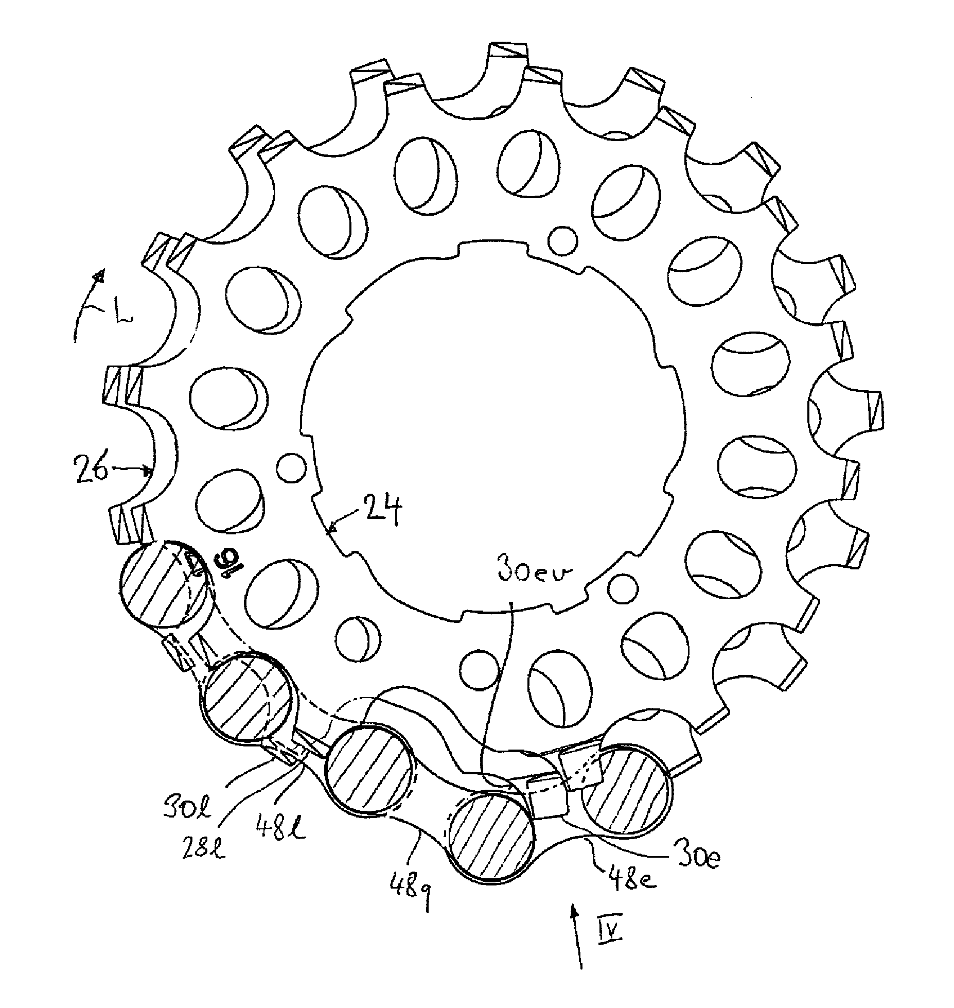 Multi-speed sprocket assembly