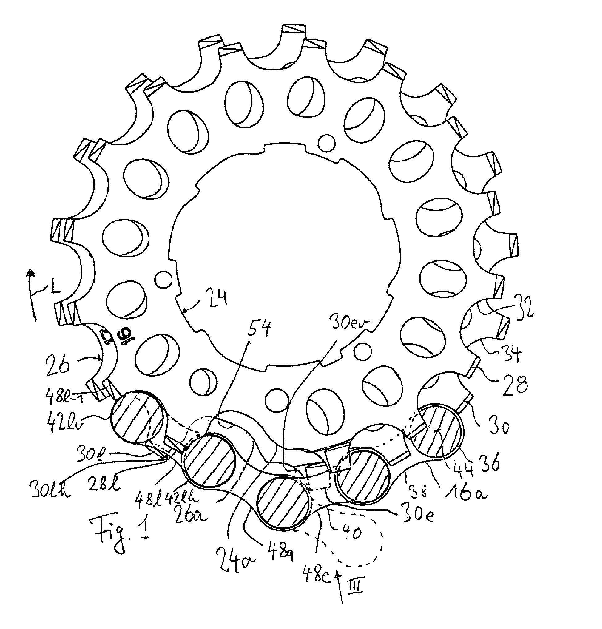 Multi-speed sprocket assembly