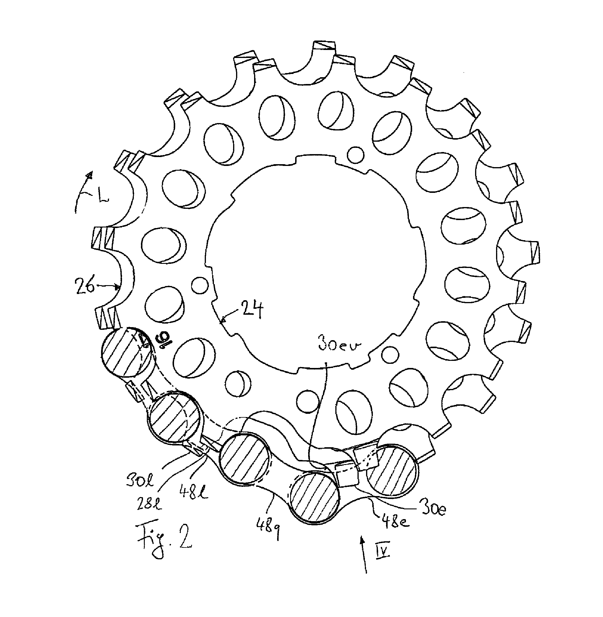 Multi-speed sprocket assembly