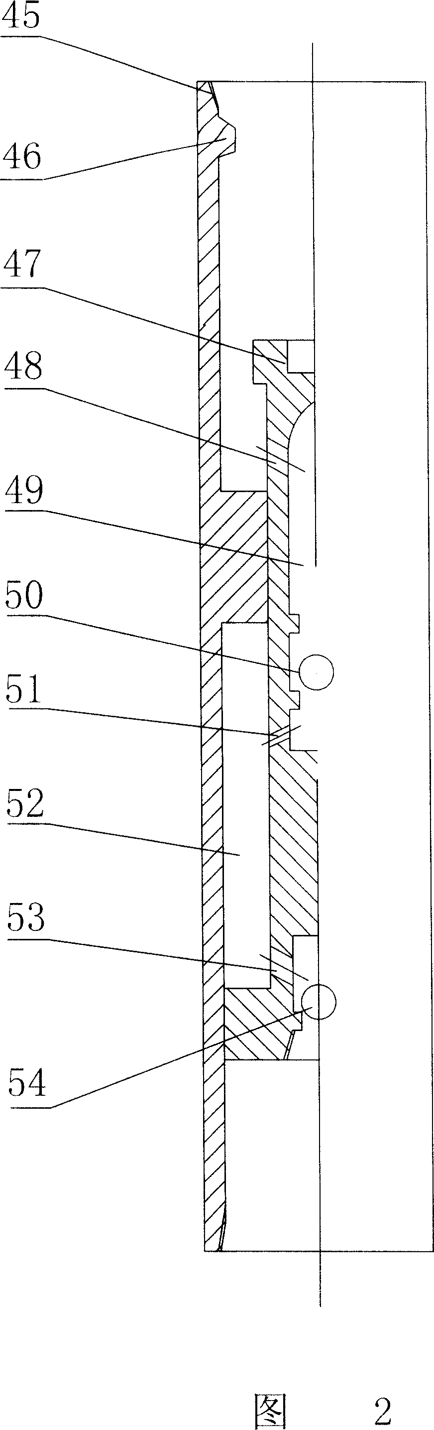 Method for realizing high-water containing same-well injection-production by multi-cup equi-flow type down-hole oil-water separator